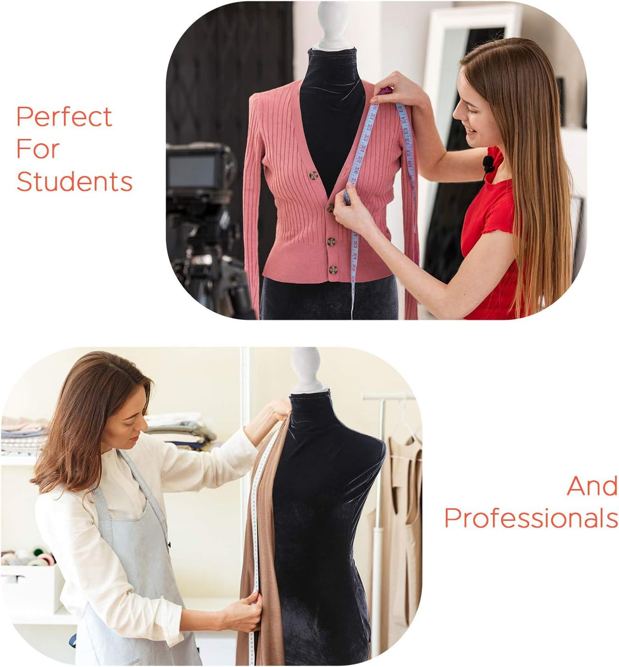 Cubierta de Maniquí NAVAdeal, 100% Artesanal, Stretchy, Modelo Fitting