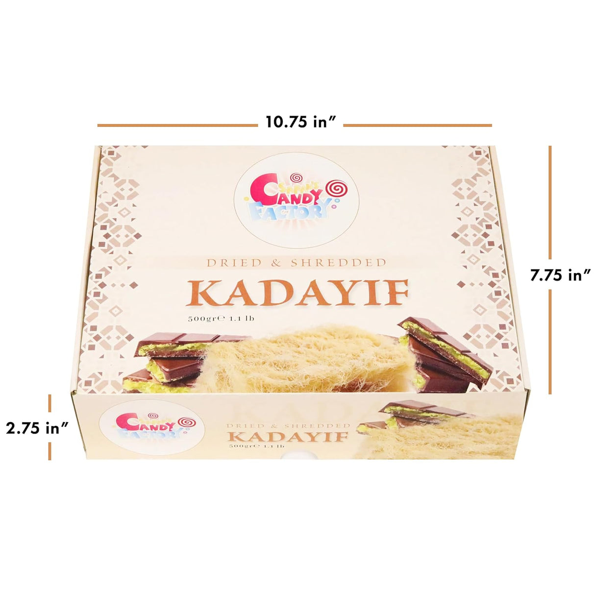 Kadayif Relleno Premium 500gr - Sarah's Candy Factory