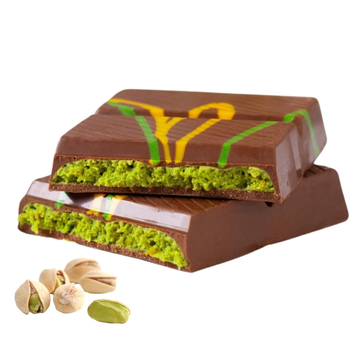 Chocolate Bar Pistachio de Dubai, Knafeh con Crema y Kataifi, 95g