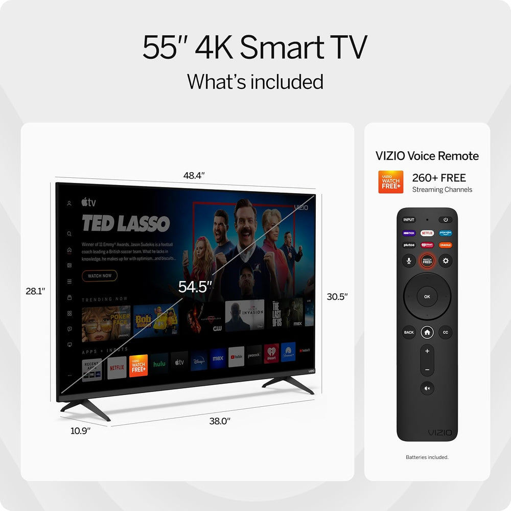 Televisor VIZIO 55 4K HDR Smart TV, WiFi 6E, V555M-K01