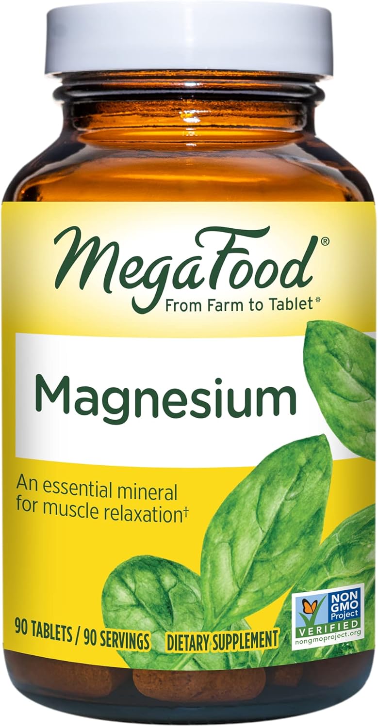 Suplemento MegaFood Magnesio Apoya la función nerviosa 90 un