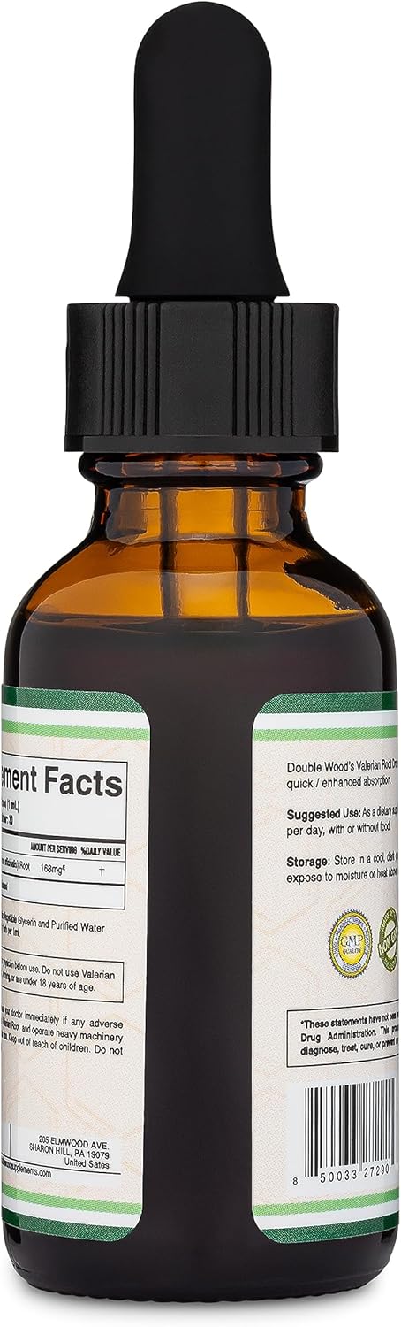 Suplemento Gotas de raíz de valeriana para dormir orgánica