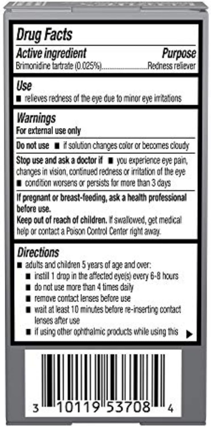 Gotas para ojos LUMIFY, alivio en 0.08 oz (2.5 ml)