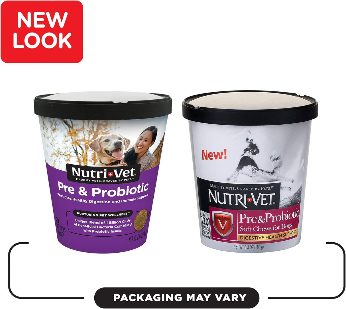 Vitaminas suaves pre y probióticos para perros