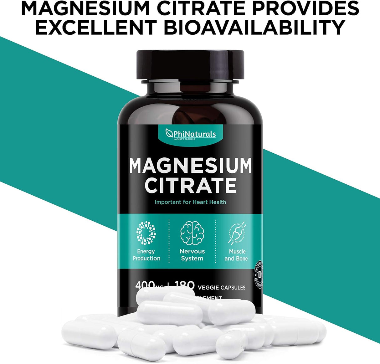 Suplementos Alimenticios de citrato de magnesio en polvo