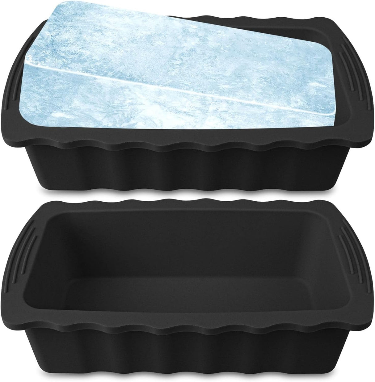 Moldes de Hielo Haldane 2PC XL, Silicona Reforzada, 6LB