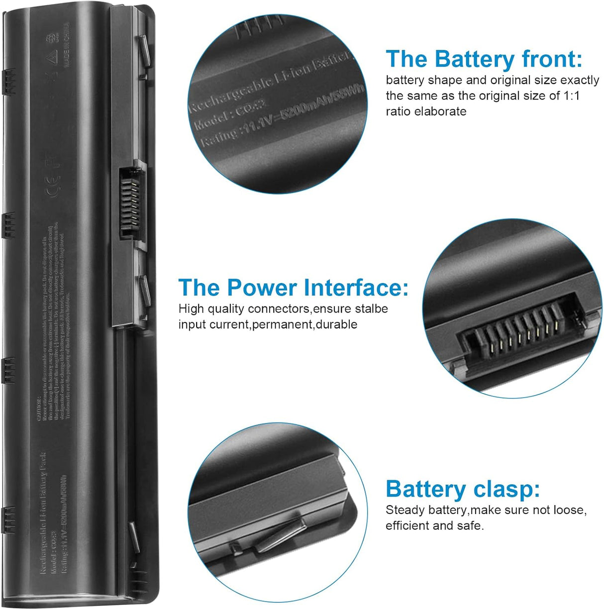 Batería de repuesto para laptop Spare 593553-001 Pavilion