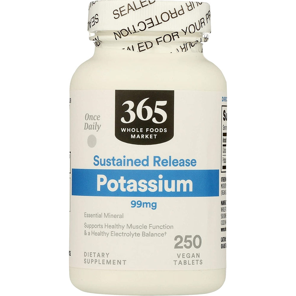 Suplementos Alimenticios Potasio 250 Tabletas