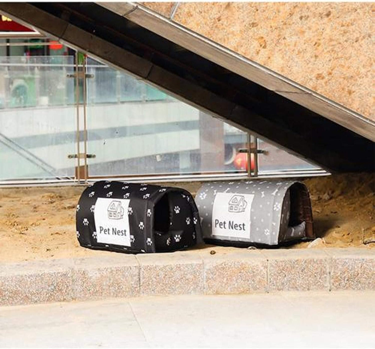 Casa para Gatos Exteriores, Resistente al Clima, Modelo Plegable