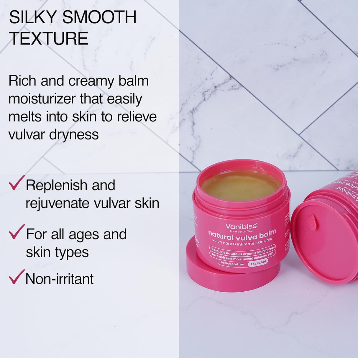 Vanibiss Natural Vulva Balm Crema Vulva y crema hidratante