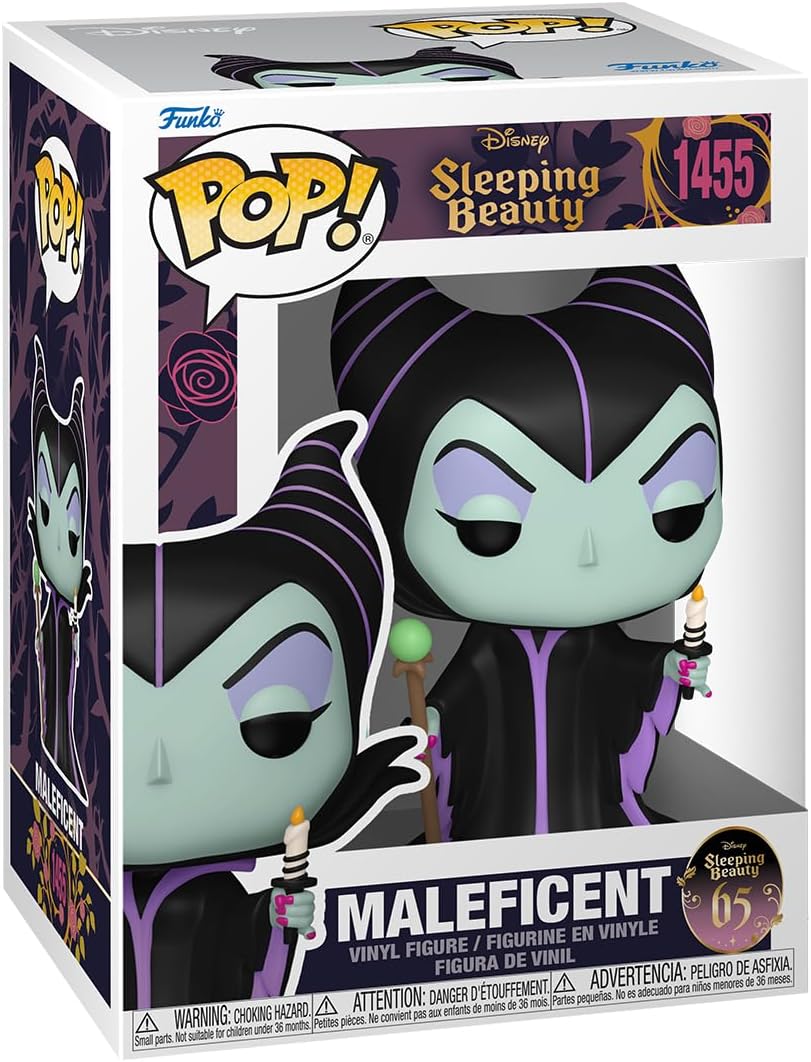 Funko Pop! Disney: Maleficent con Vela - 65 Aniversario