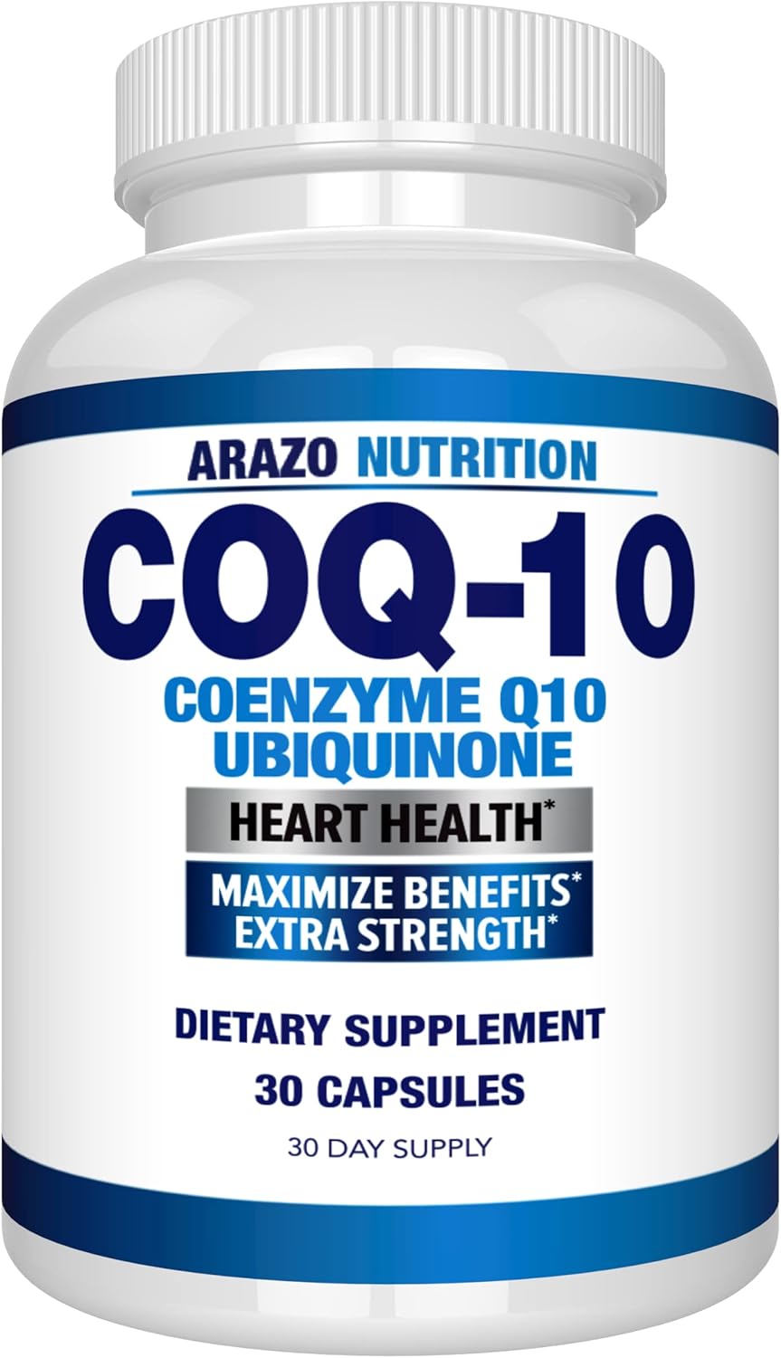 Suplemento COQ10 Ubiquinona Coenzima Q10 - 200mg sin Soja