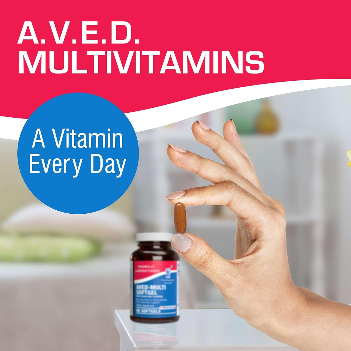 Suplemento Multivitamínico y minerales para la salud diaria