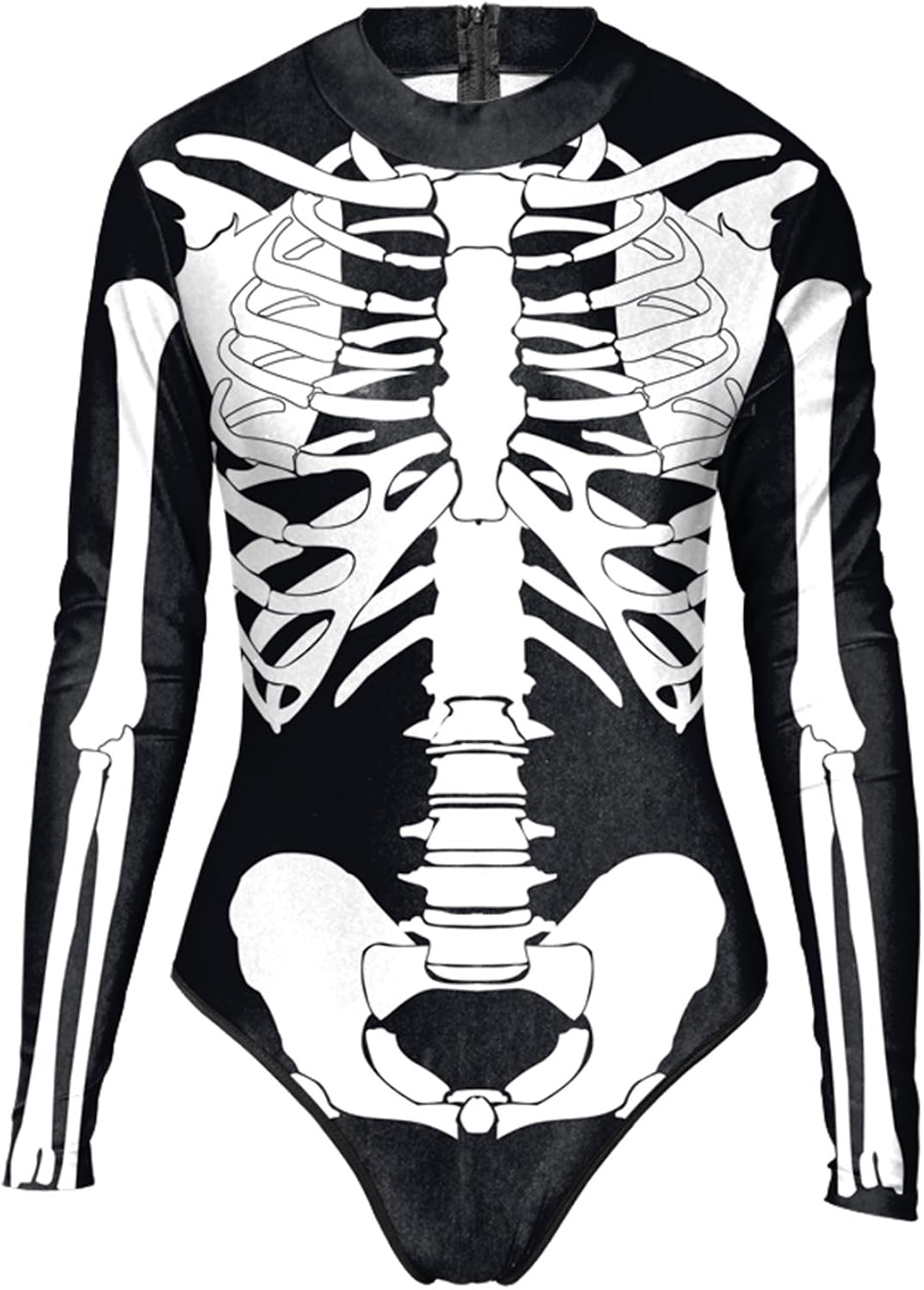 Disfraces de Halloween de esqueleto talla L negro y blanco