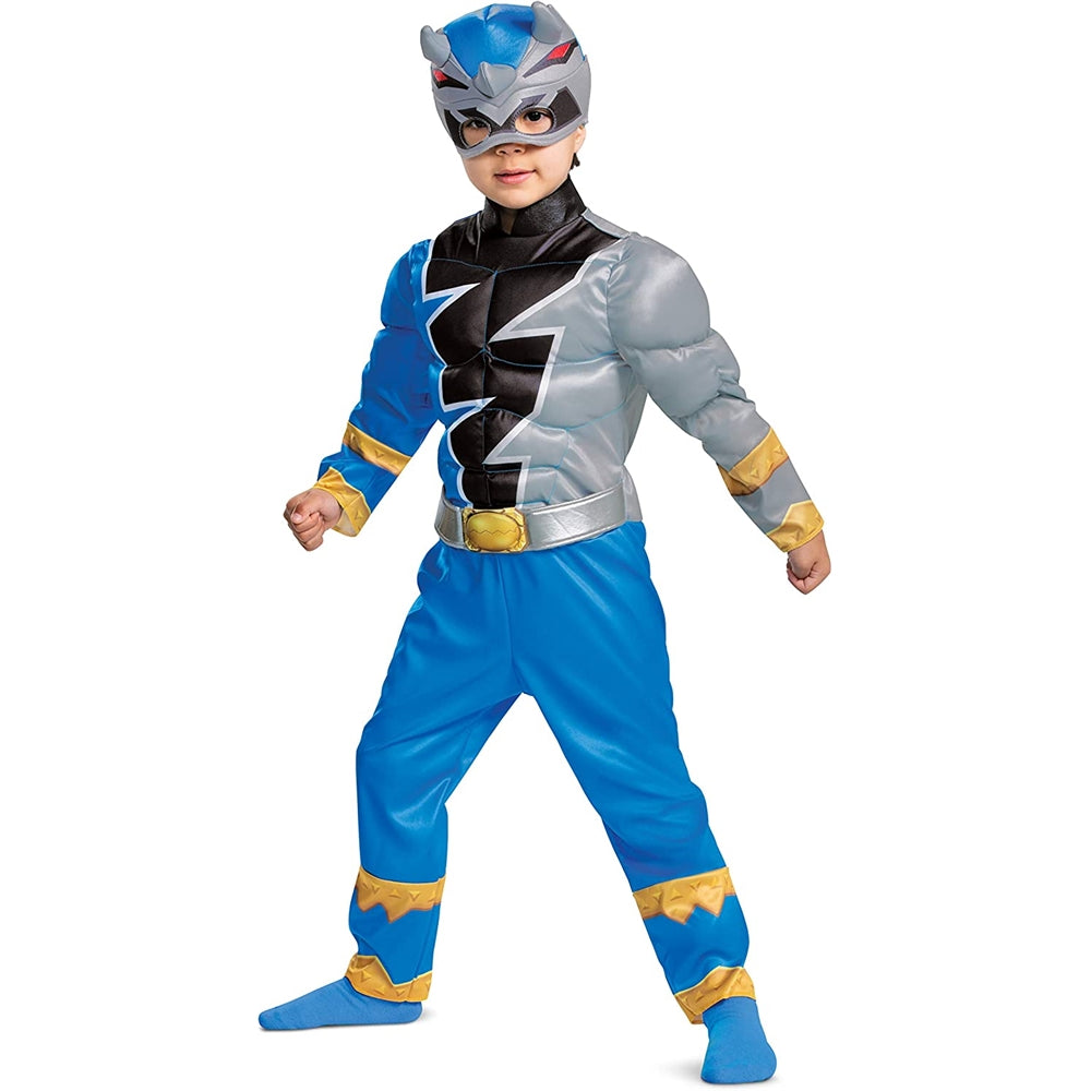 Disfraz de Power Rangers Dino Blue Ranger talla M 3T-4T