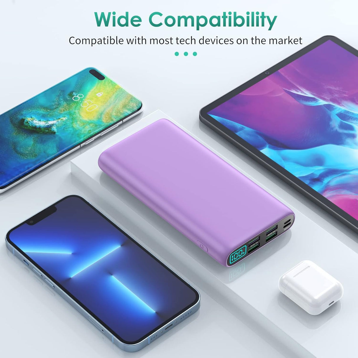 Cargador portátil de 38800 mAh pantalla LCD USB-C