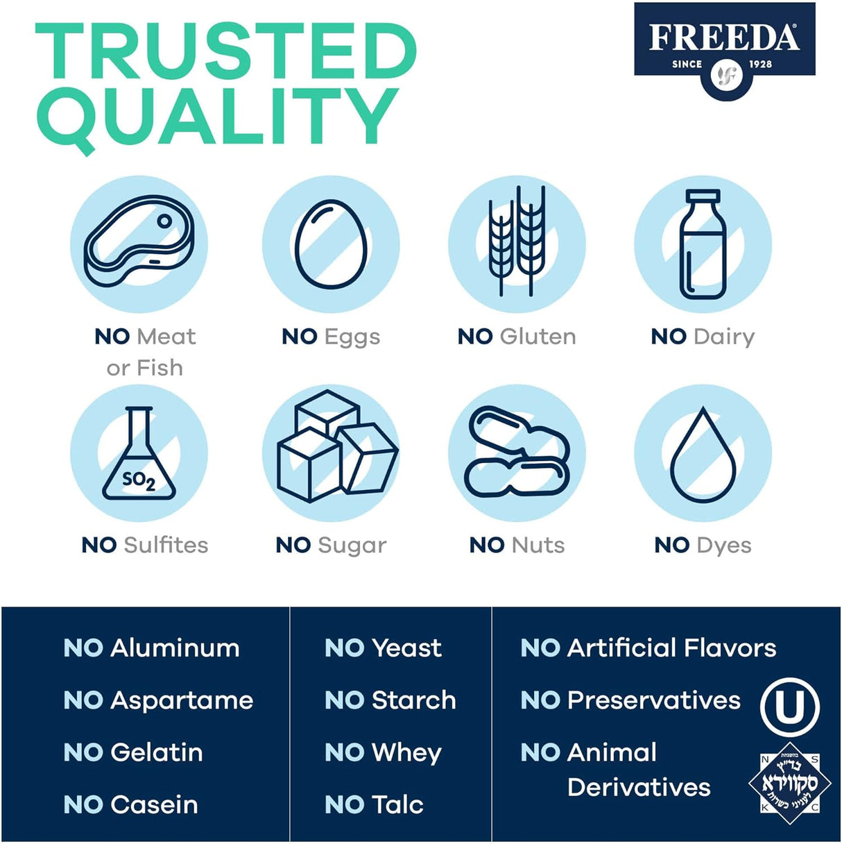 Suplemento FREEDA Multivitamínico Quintabs-M con hierro