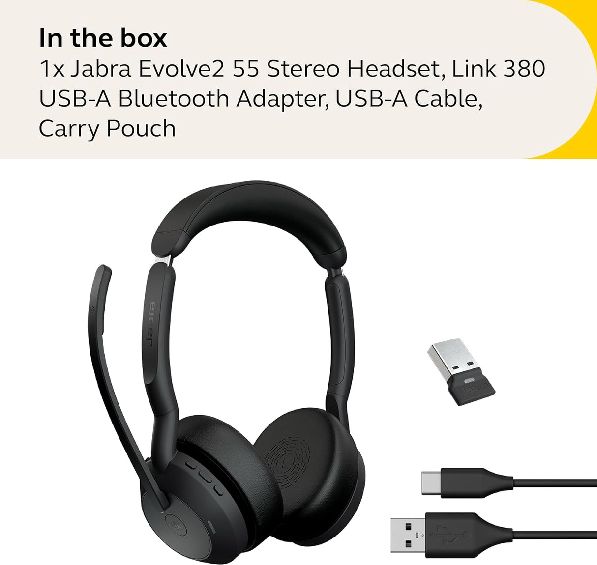 Auriculares Jabra Evolve2 55 con cancelación de ruido