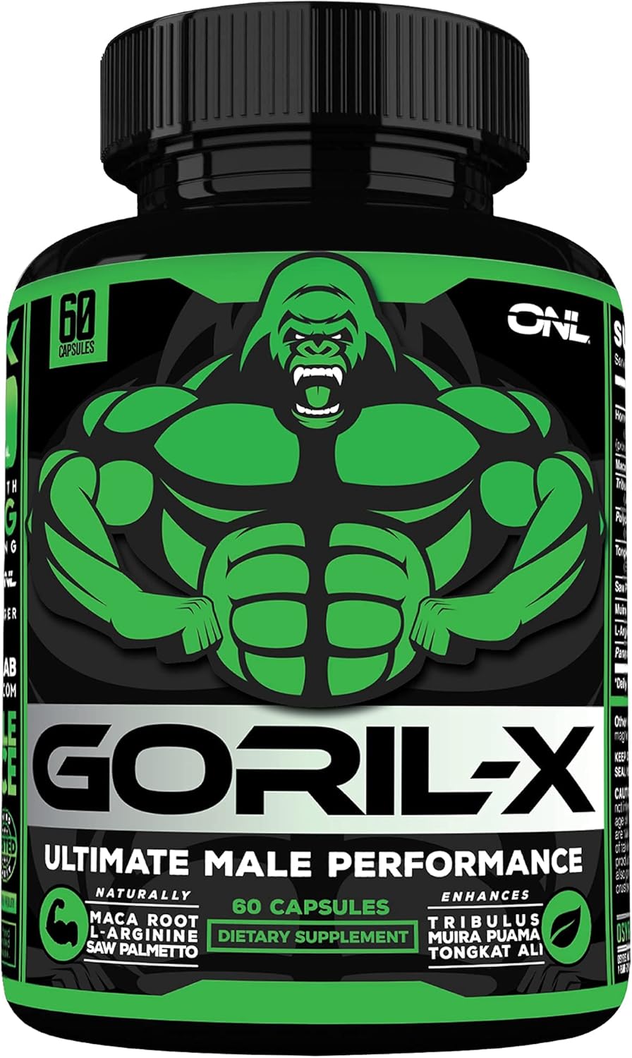 Suplemento GORIL-X - Ultimate 6-EN-1 Mejora masculina 60 und
