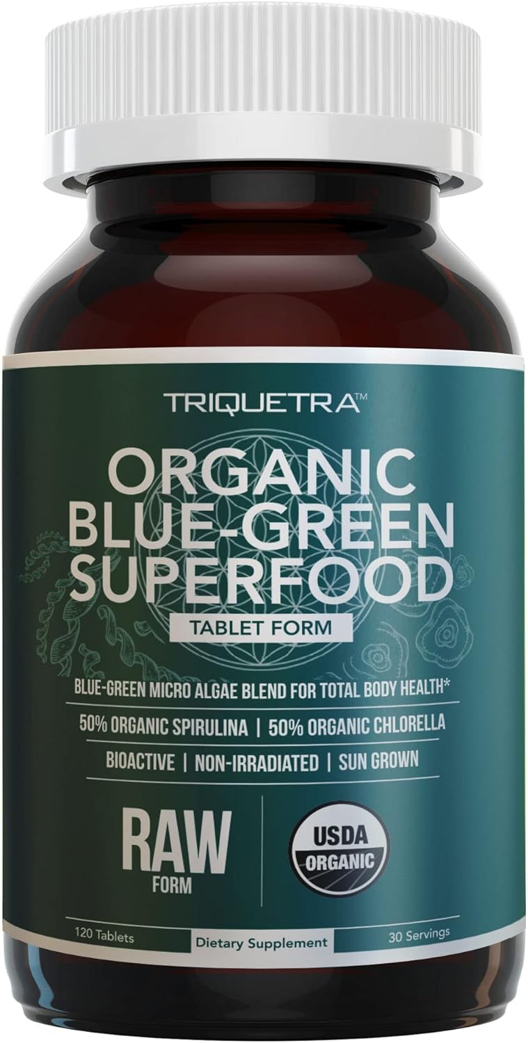 Tabletas de Espirulina y Clorella Orgánicas – Mezcla 50/50