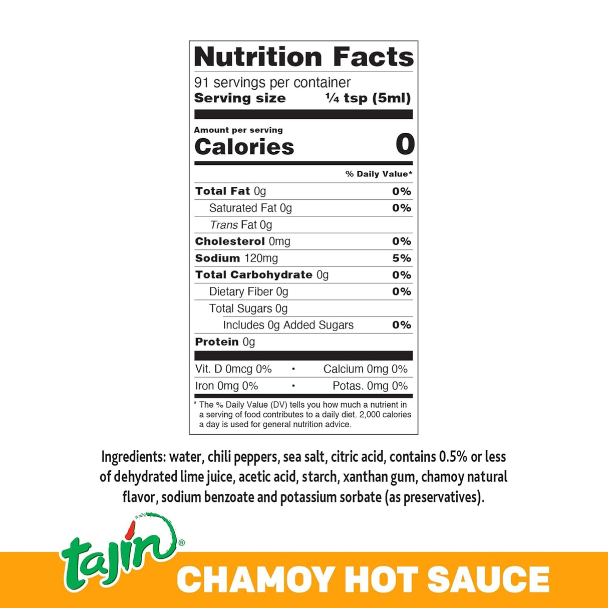 Condimento Tajín Clásico 14oz y Salsa Fruity Chamoy 15.38oz