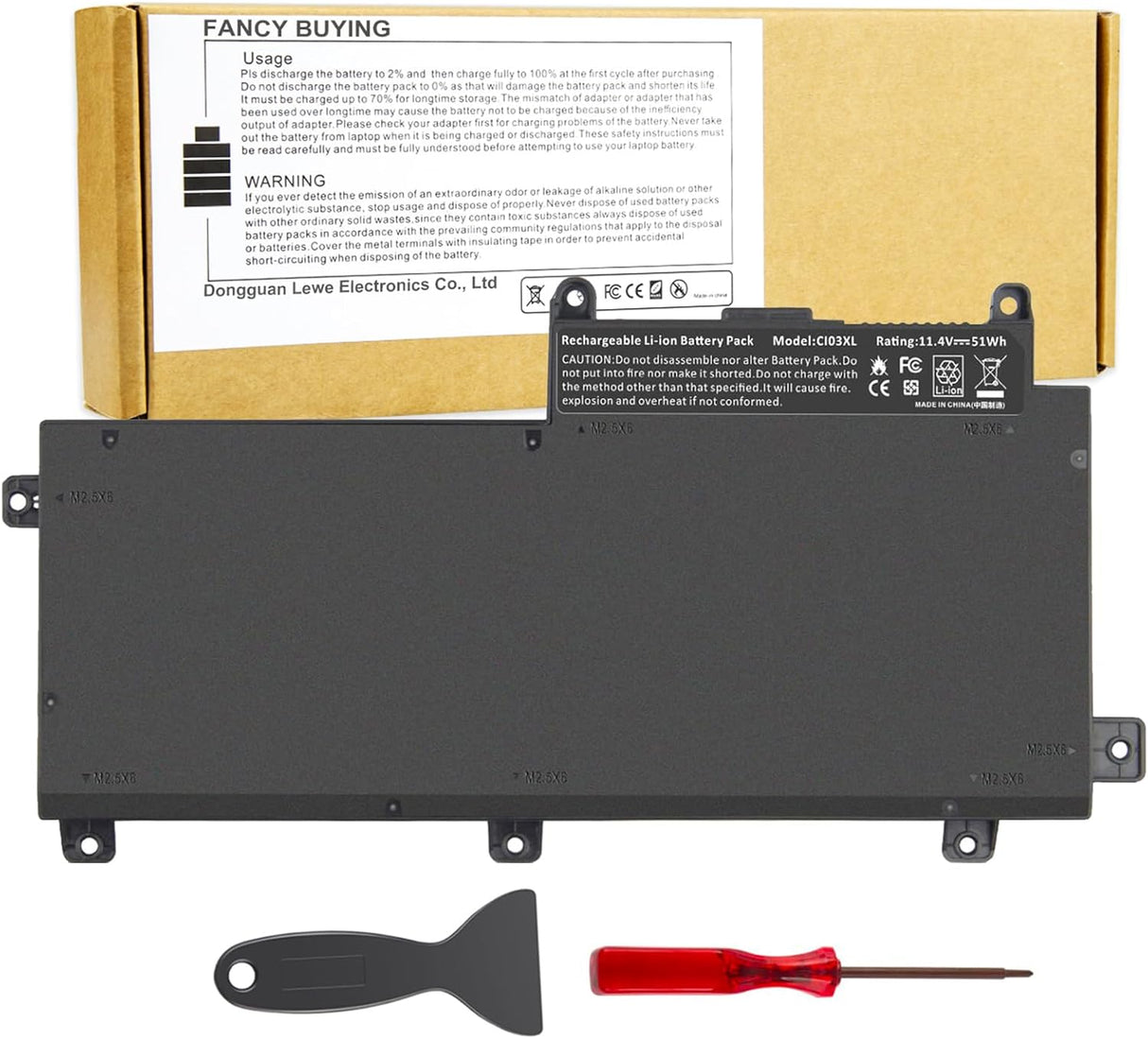 Batería CI03 CI03XL para Laptop HP ProBook 640/650 G2/G3