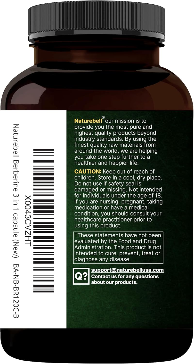 Suplemento de Berberina con Canela de Ceilán y Raíz de Cúrcuma
