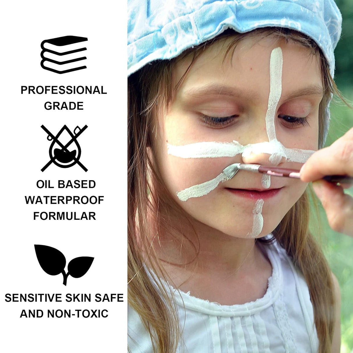 Pintura Facial y Corporal BOBISUKA, Profesional, 70g/2.46oz