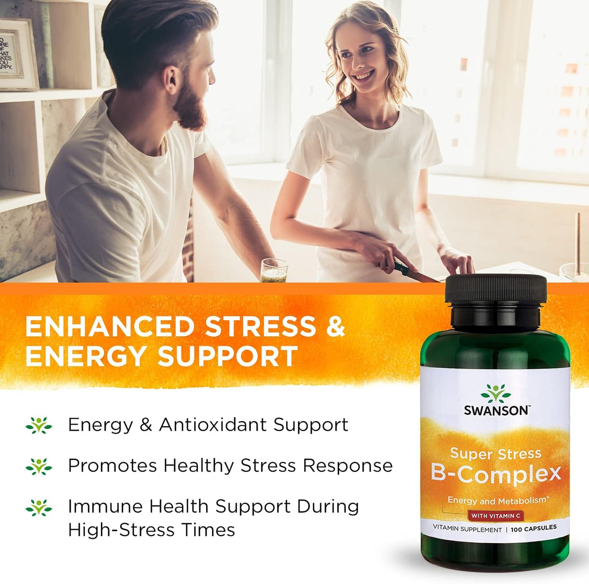 Complejo B 100 cápulas Swanson-SW920