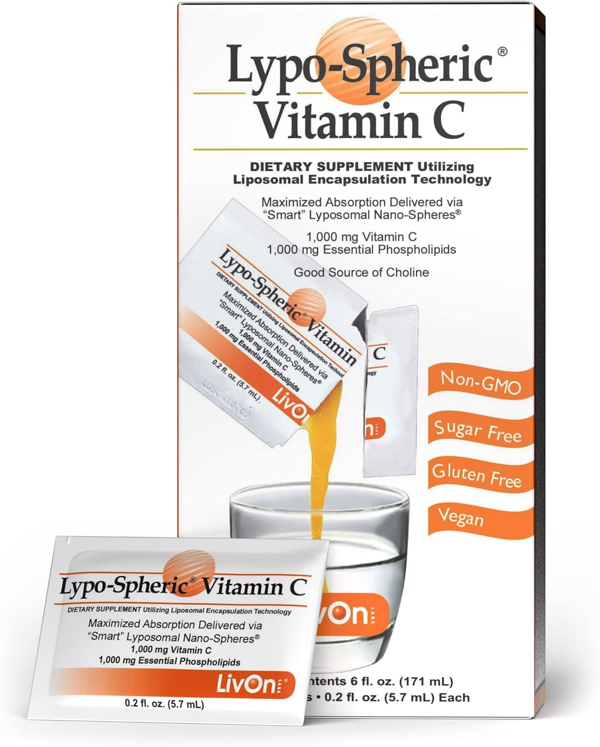 Suplementos Vitamina C esférica 1,000 mg Liposoma 30 cap