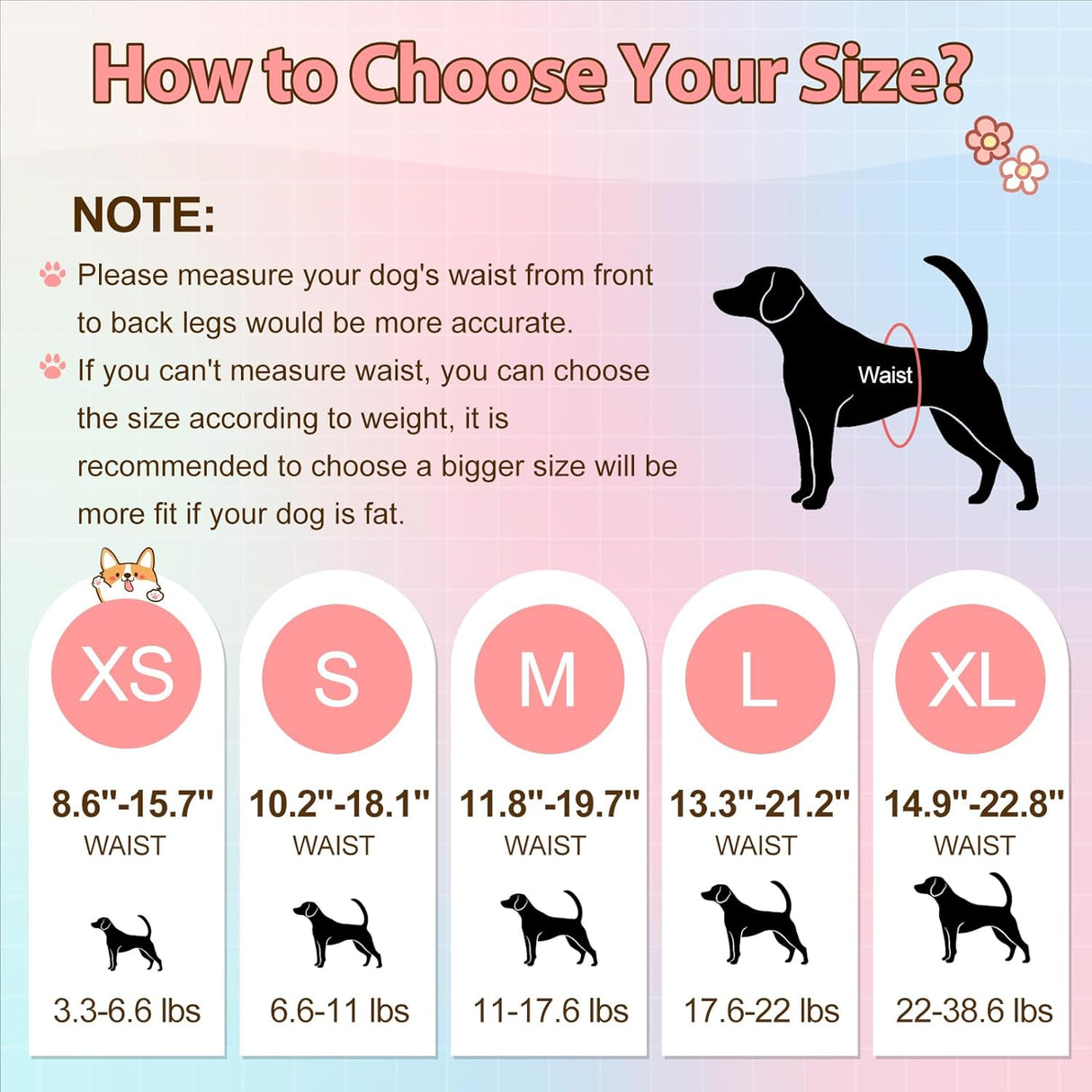 Pañales desechables para perras, pañales elásticos micción excitable