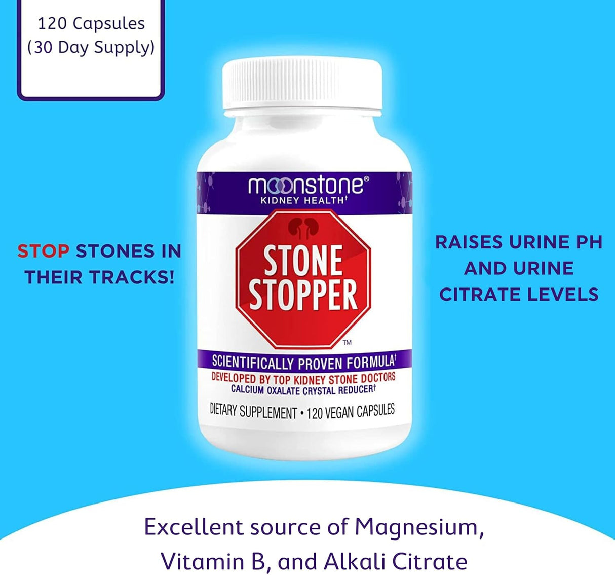 Cápsulas de tapón de cálculos renales Limpieza renal