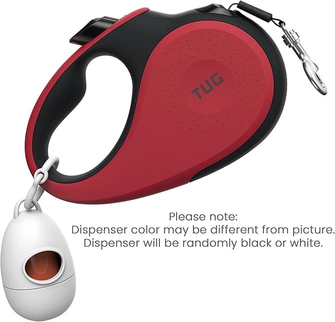 Correa sin enredos para perro de 360°, Rojo TUG