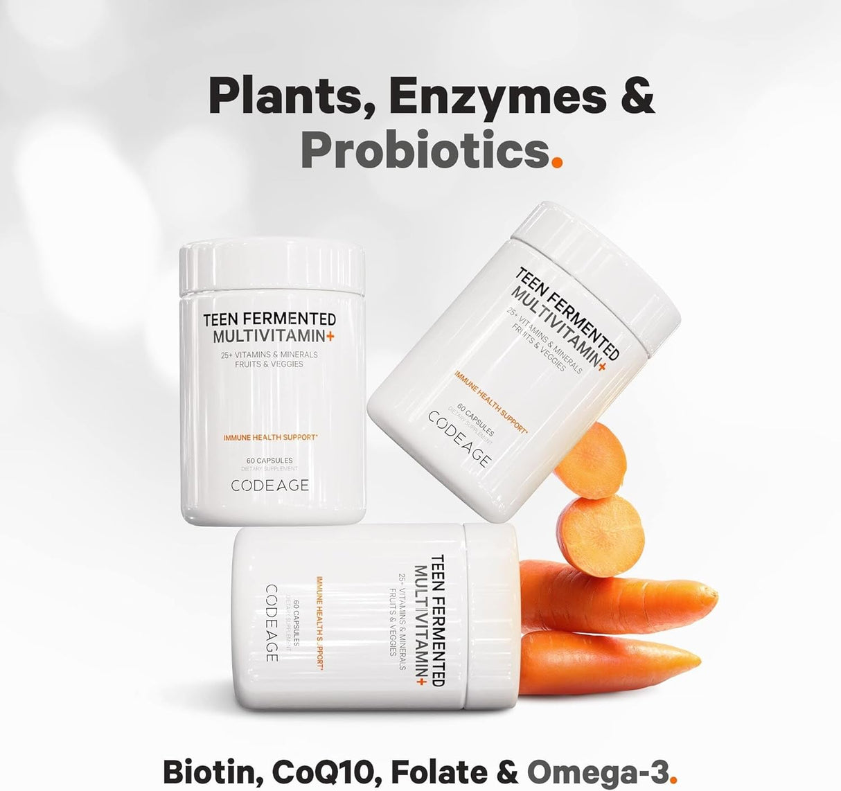 Suplemento Teen Multivitamínico integrales orgánicos 60 und