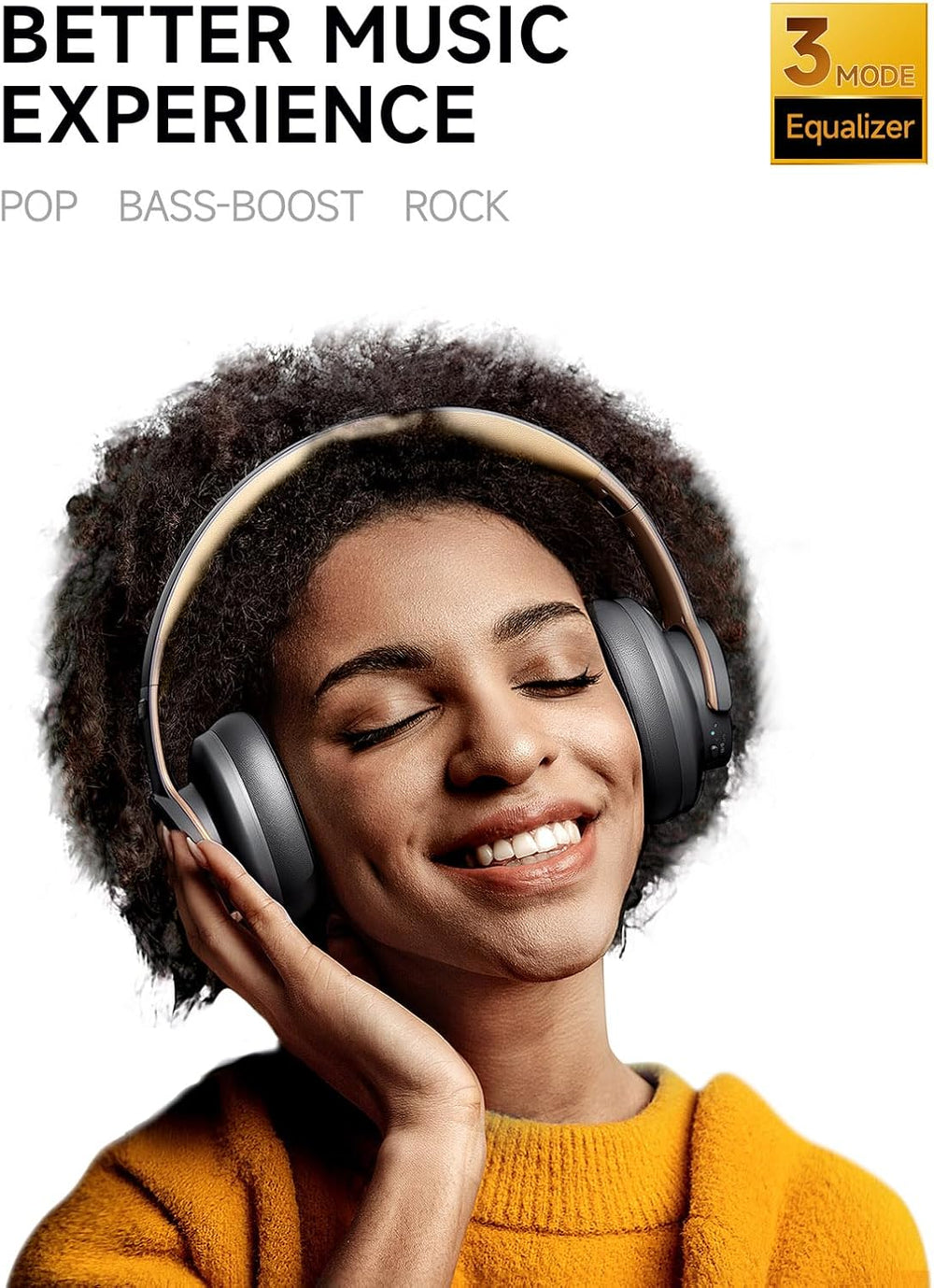 Auriculares Bluetooth Inalámbricos con 120h de Autonomía, EQ y Modo Bajo Latencia