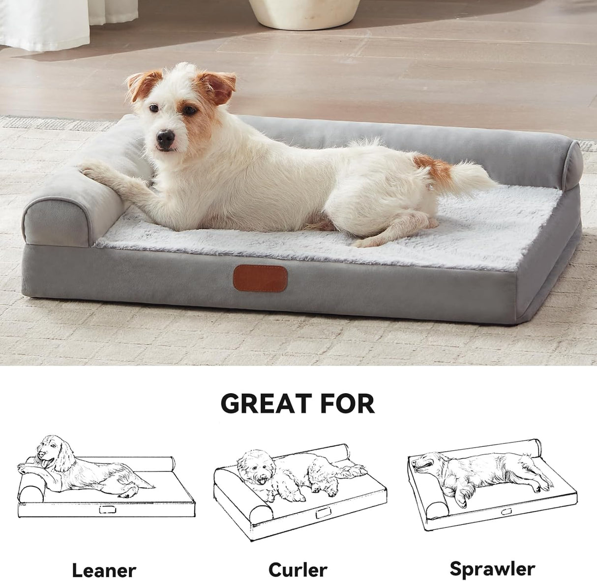 Cama ortopédica de espuma para perros, impermeable, M 30x20