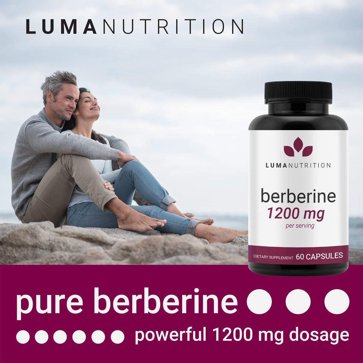 Suplemento Berberina 1200 mg por porción Plus 60 Cápsulas