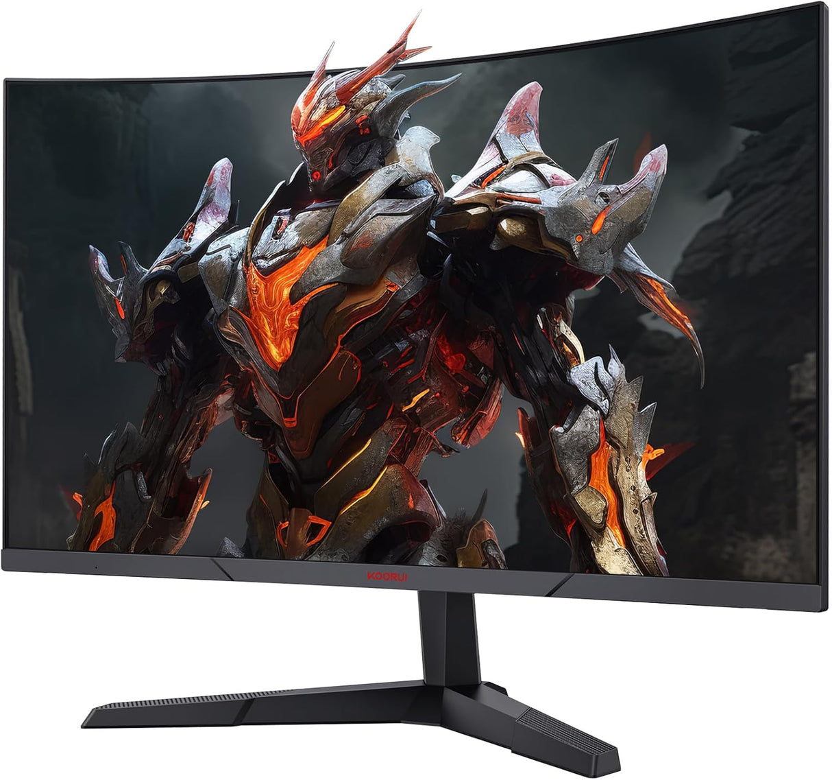 Monitor KOORUI 27 QHD 2560P 144Hz Curvo, Ajustable, 1ms