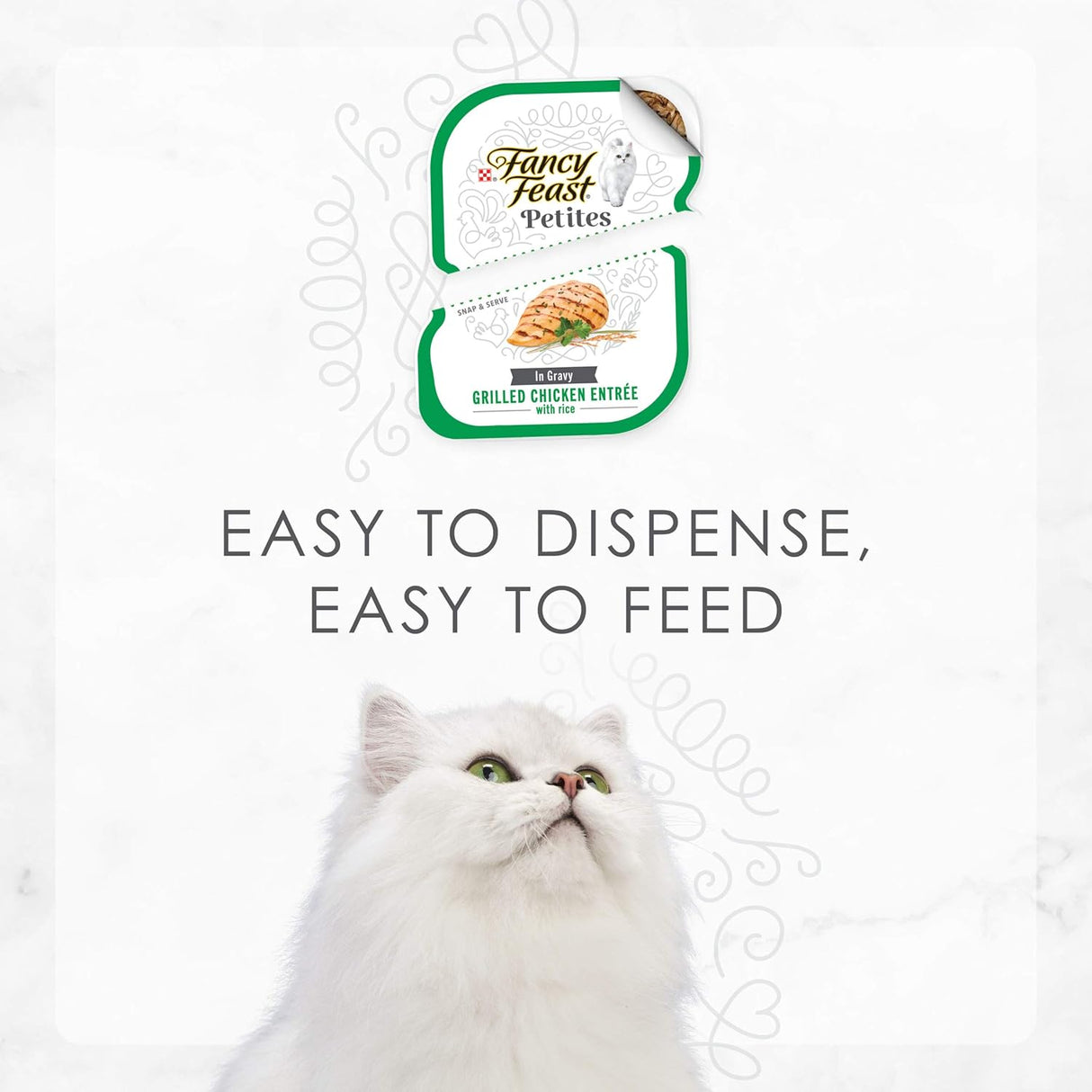 Comida Húmeda para Gatos Purina Fancy Feast Pollo y Arroz 12x2.8oz