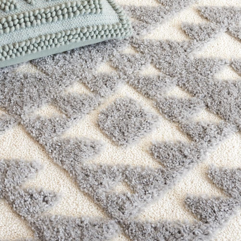 Alfombra Shag Marruecos, Diseño Contemporáneo, Modelo MTS688G-3