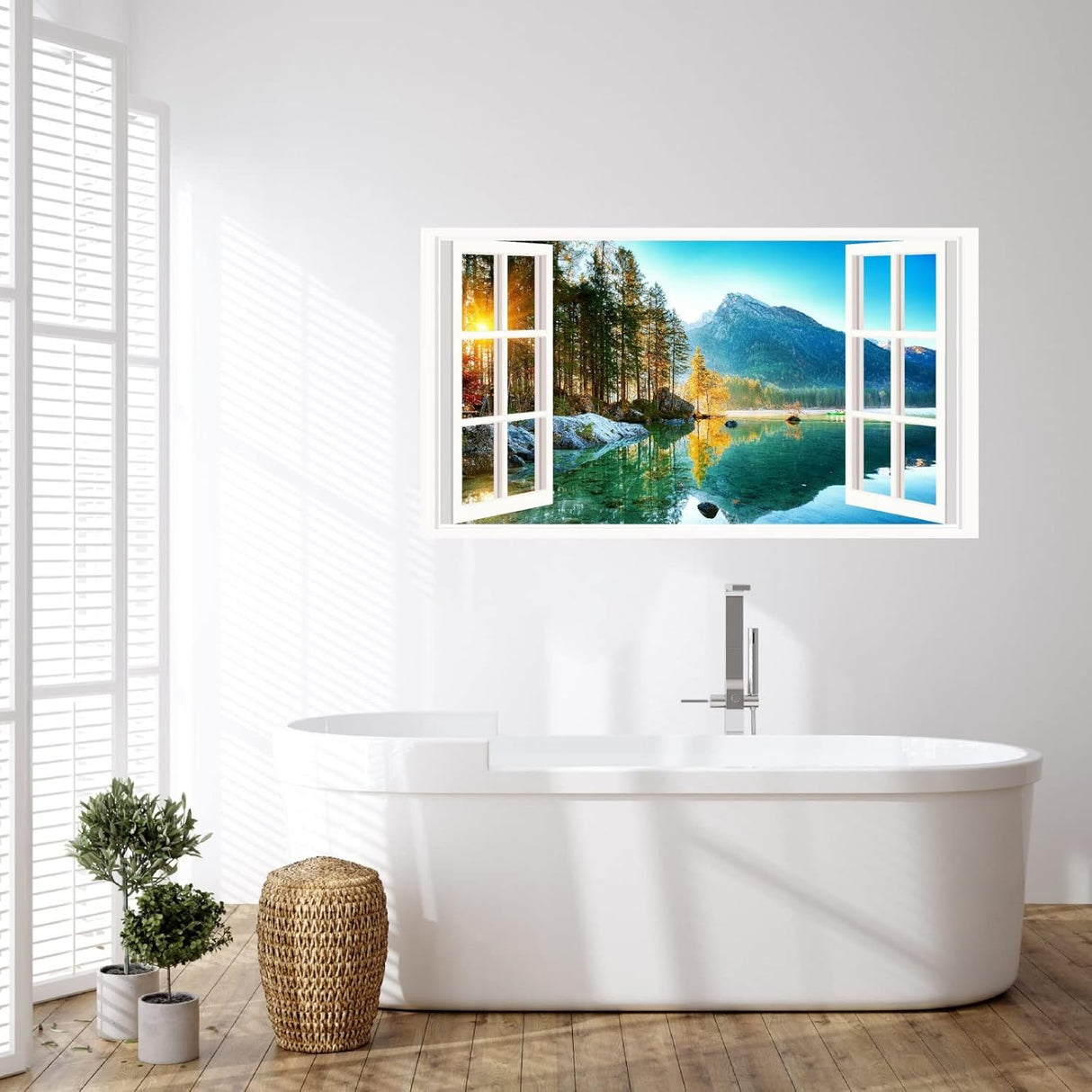 Pegatinas 3D Montaña - Vinilos Naturaleza, Decoración Habitaciones