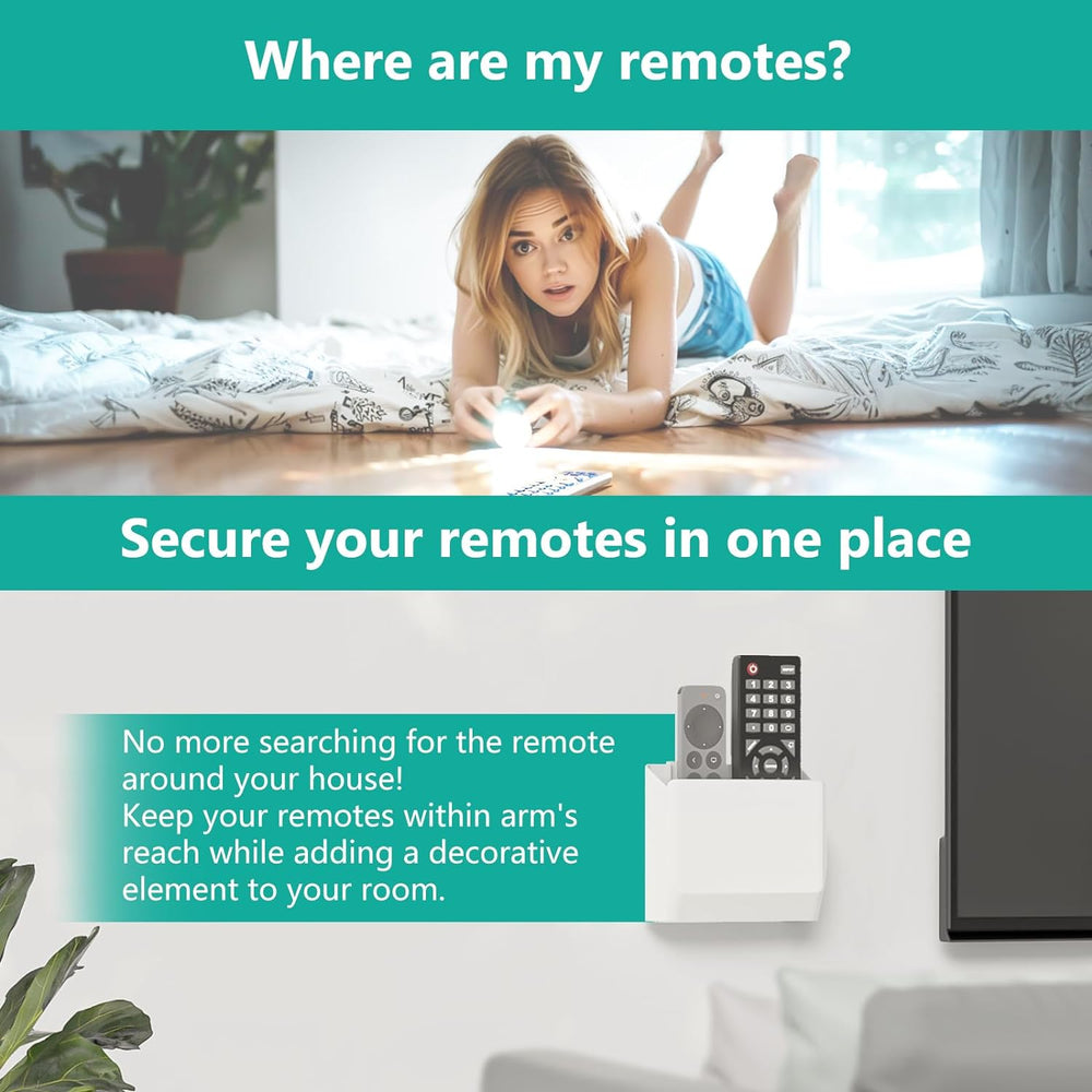 Soporte de Pared para Control Remoto 5 Pulgadas sin Agujeros