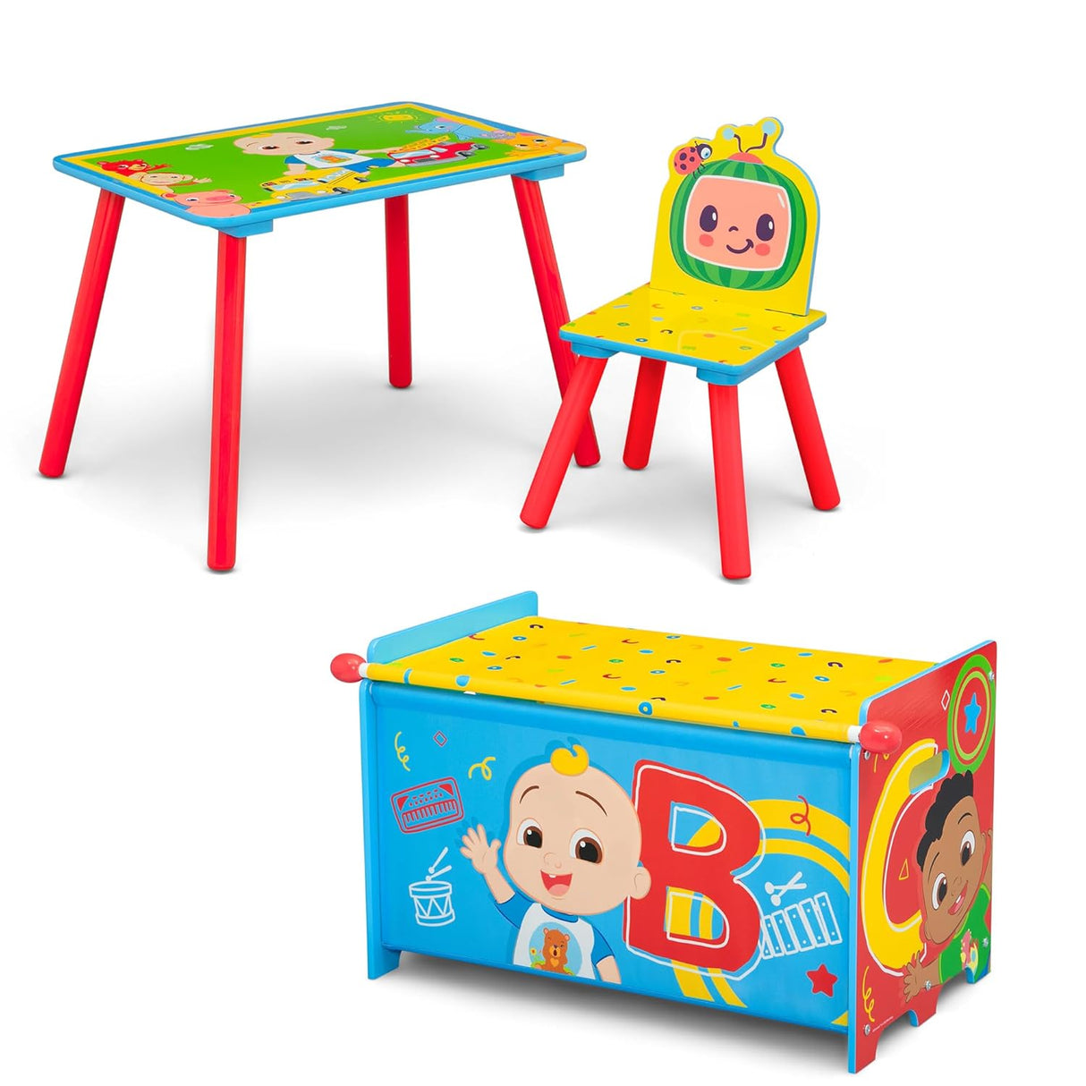 Juego de sala de juegos CoComelon de 3 piezas para niños