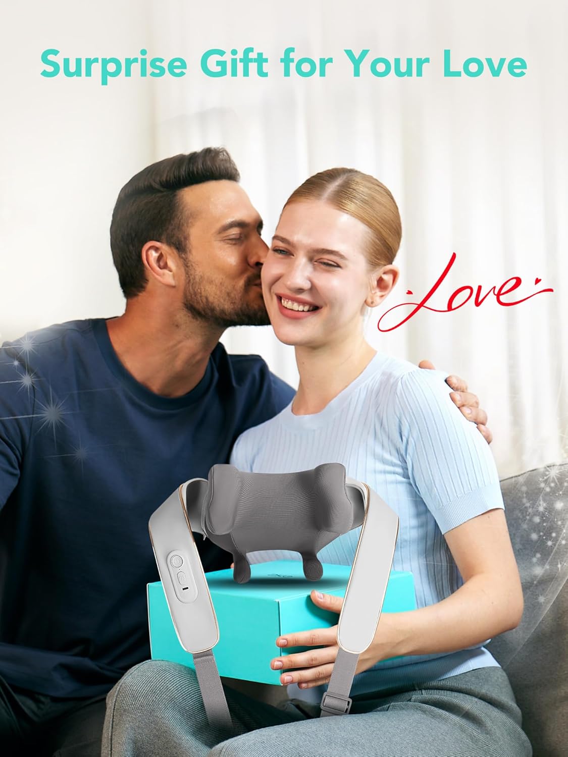 Masajeador de Cuello SKG, Shiatsu con Calor, H5 Mini