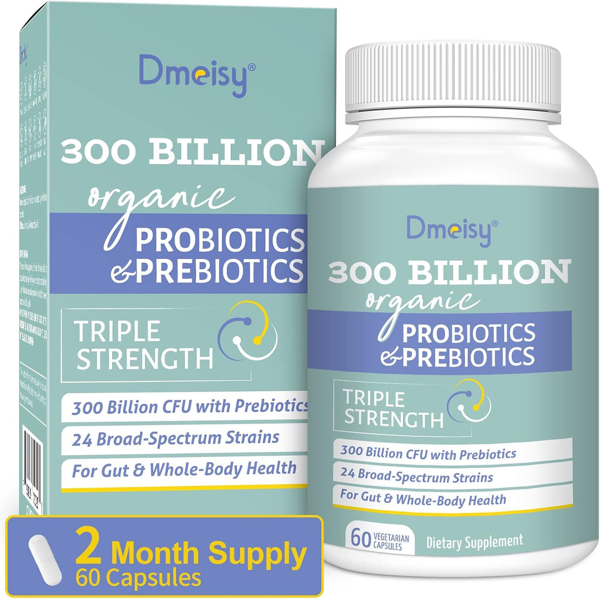 Suplementos Probióticos para mujeres y hombres 300 mil