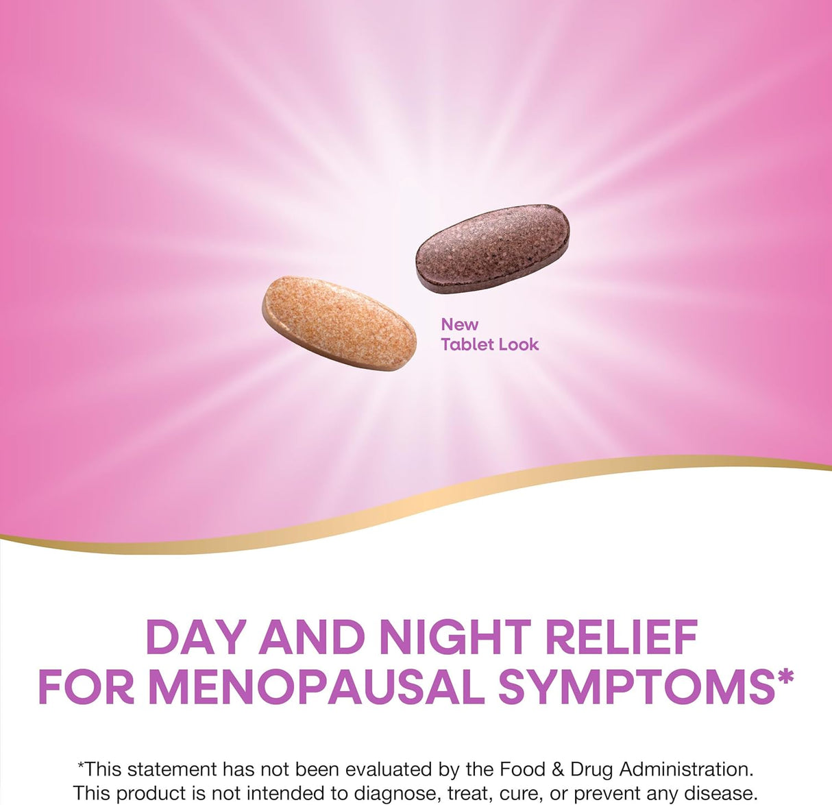 Natures Way Menopausia AM/PM, Alivio, Sueño, 60 tabletas