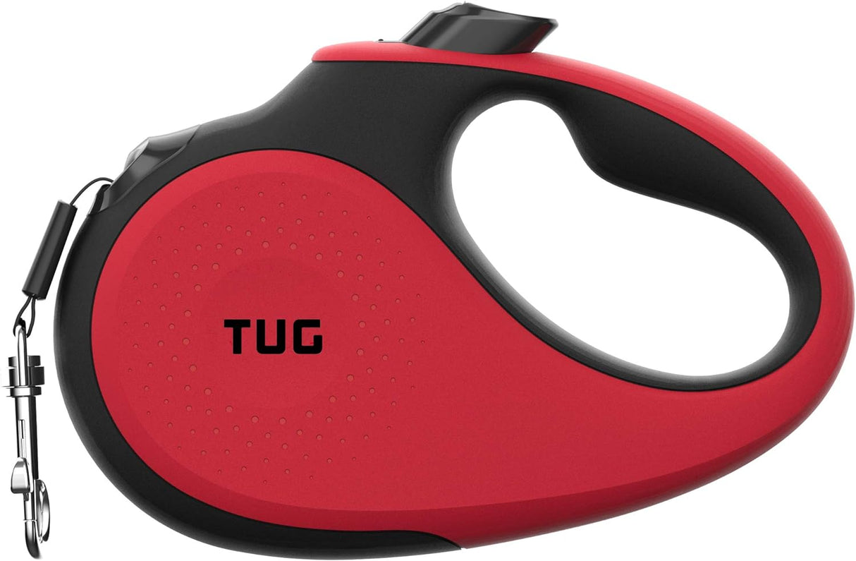 Correa retráctil 360º para perros, Rojo T007-MR TUG