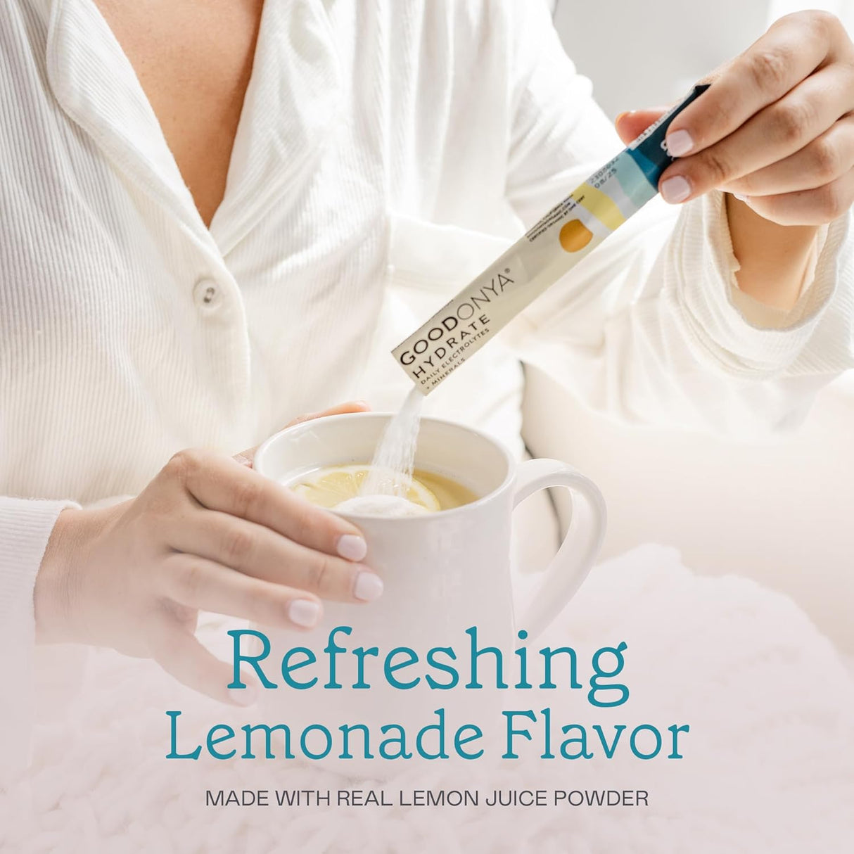 Electrolitos en polvo GOODONYA | Orgánico, bajo en azúcar | 12 sobres