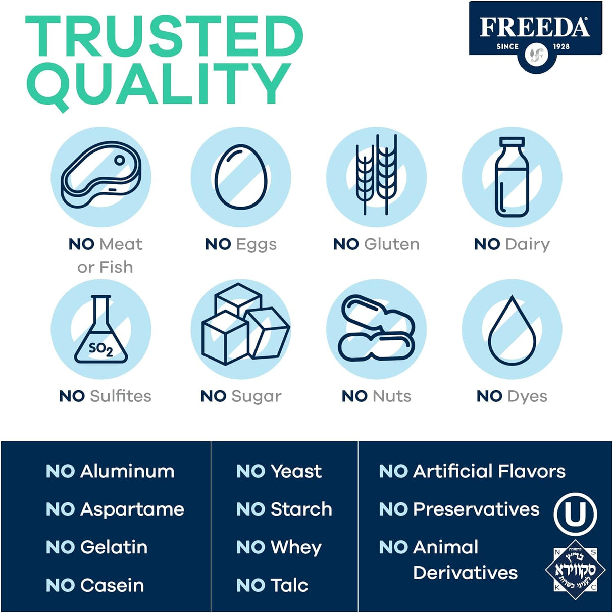 FREEDA Ayuda para dormir para adultos y niños Kosher 2 mg