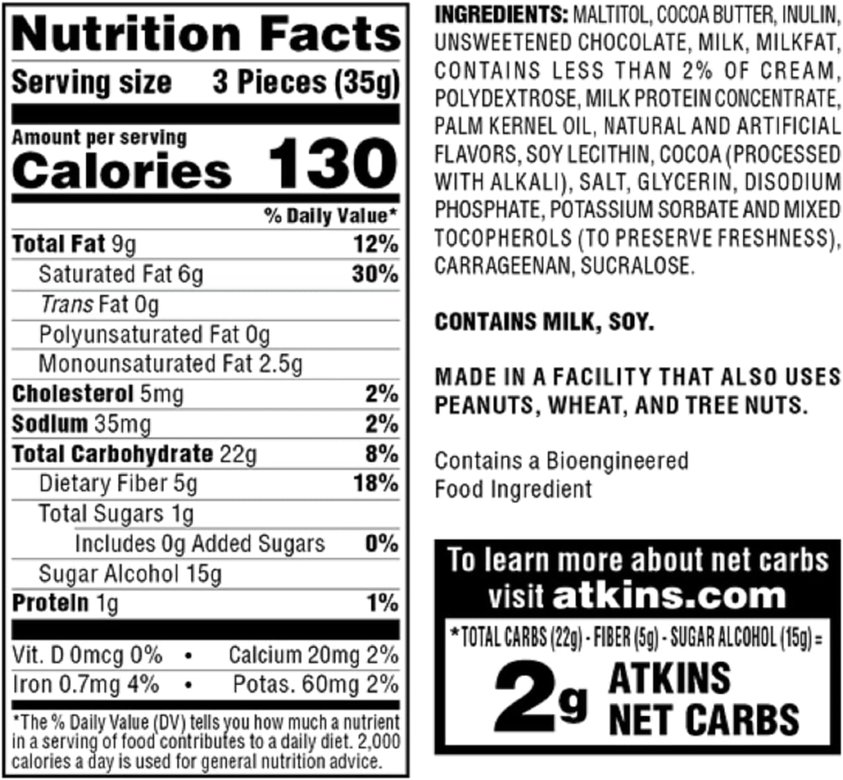 Suplementos Barras de golosinas chocolate de coco 0.03 onz